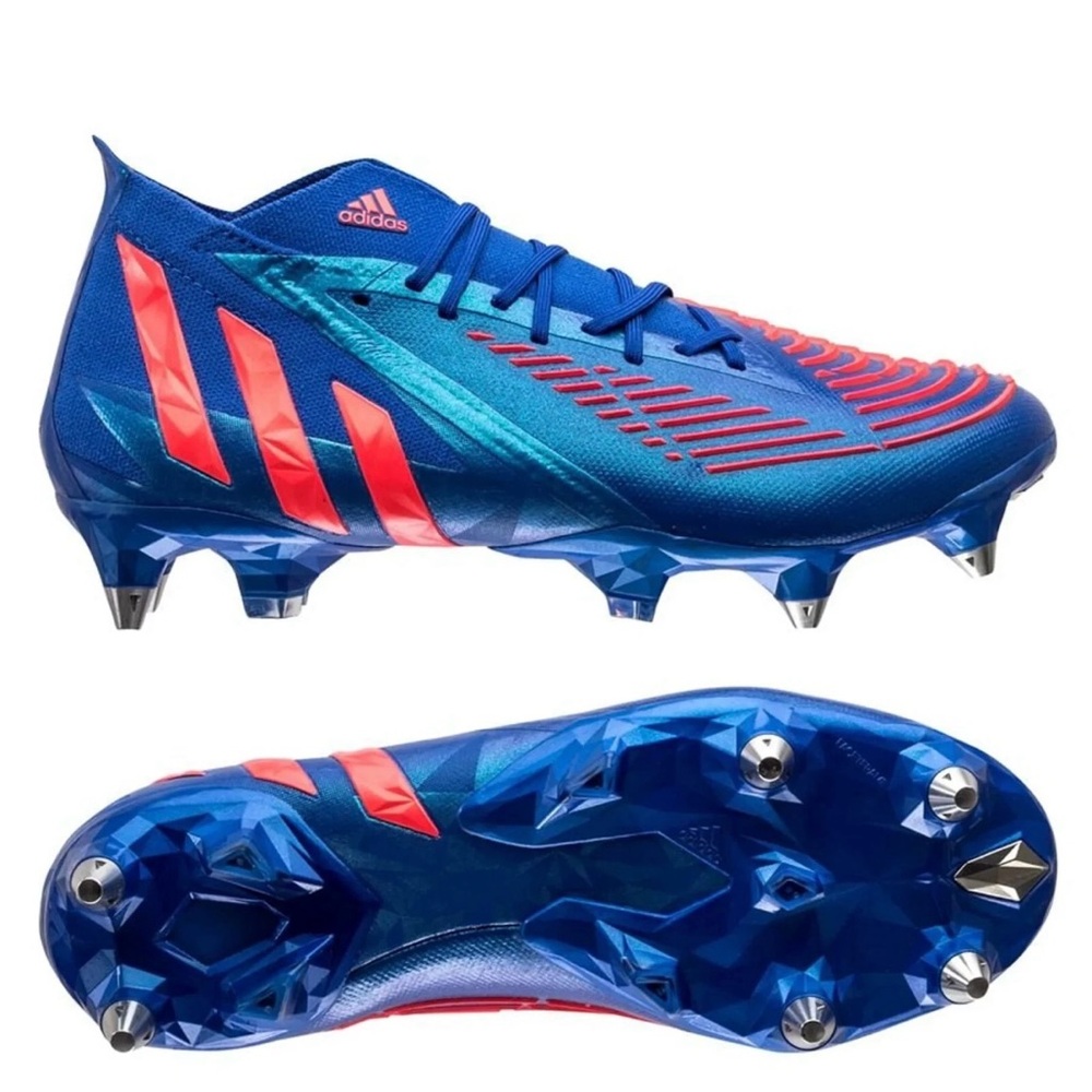 Adidas Predator Edge.1 SG Soft Ground Soccer Cleats Men's H02965 Blue